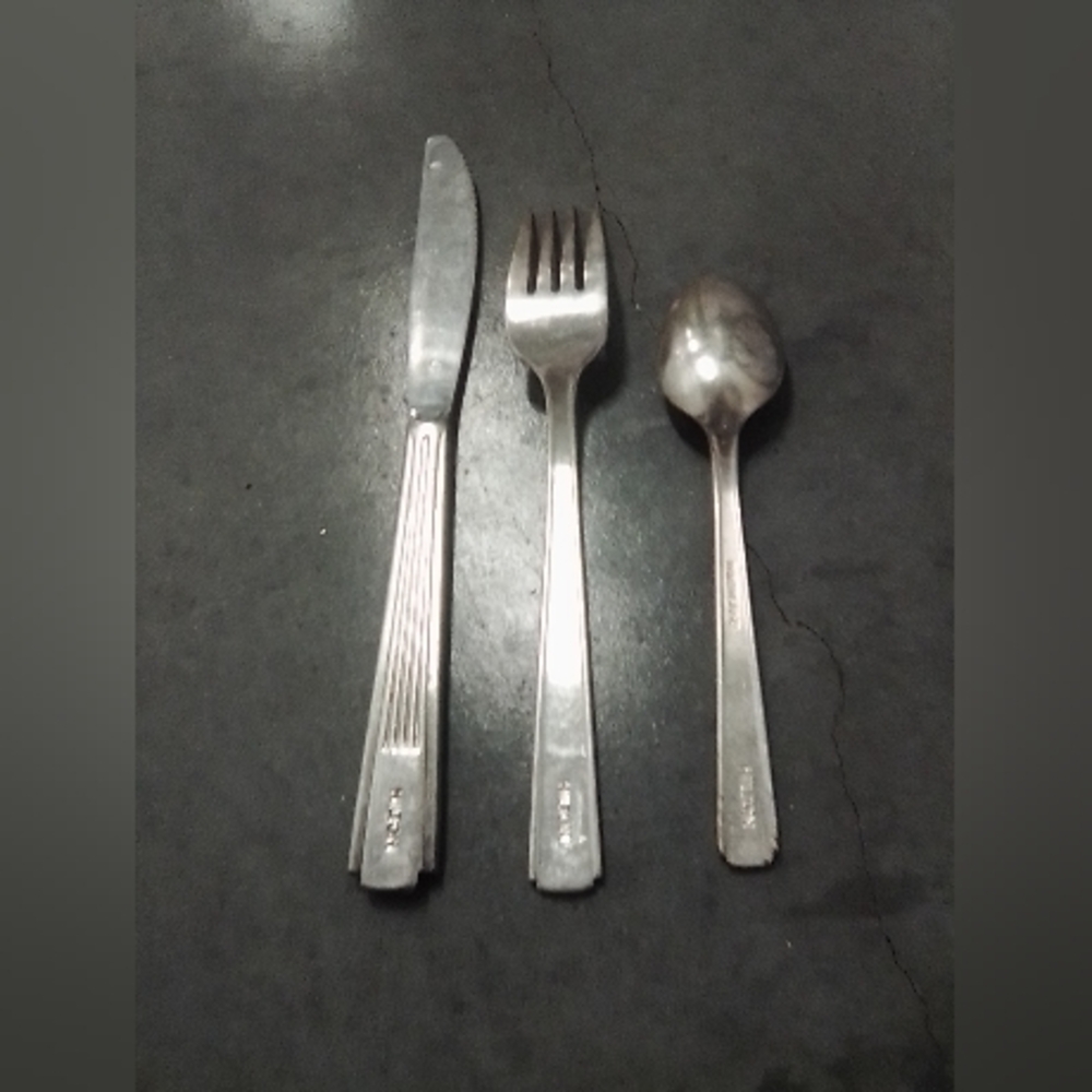 60's Vintage Hilton Hotels by Northland Silver Plated Flatware 26 Pieces
